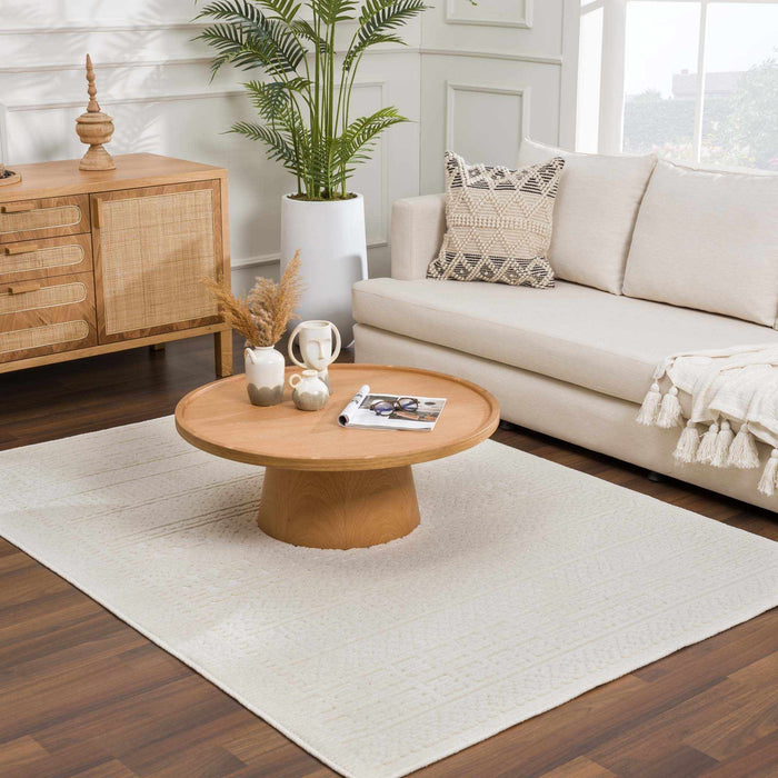 Hauteloom Bahar Cream Washable Area Rug