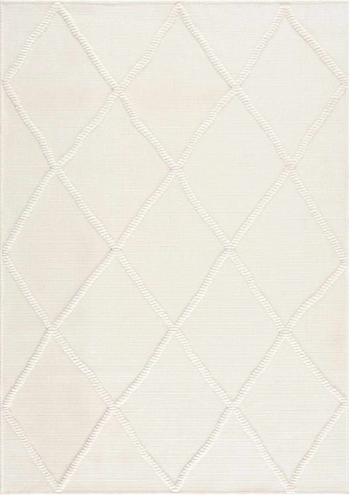 Hauteloom Amani White Washable Area Rug