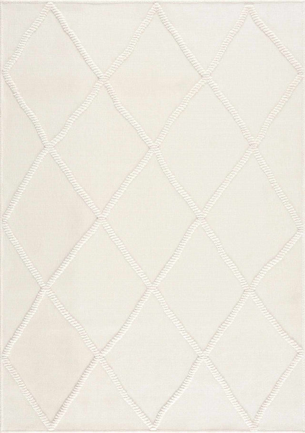 Hauteloom Amani White Washable Area Rug