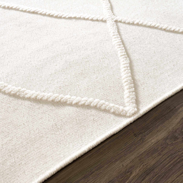 Hauteloom Amani White Washable Area Rug