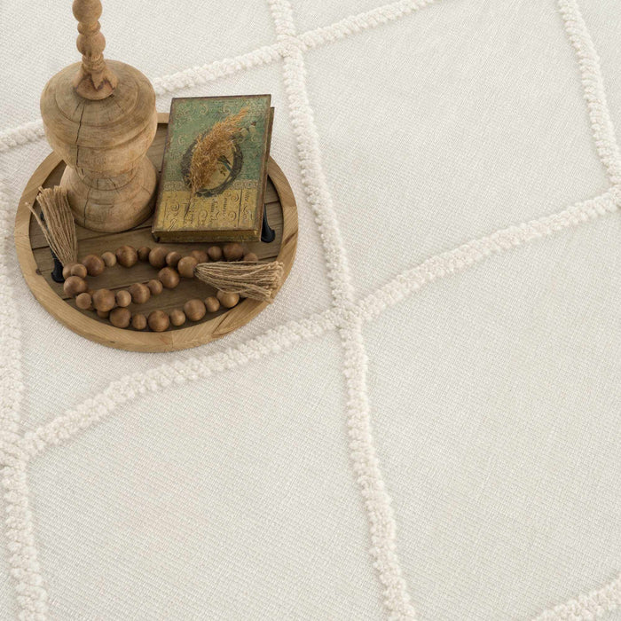 Hauteloom Amani White Washable Area Rug