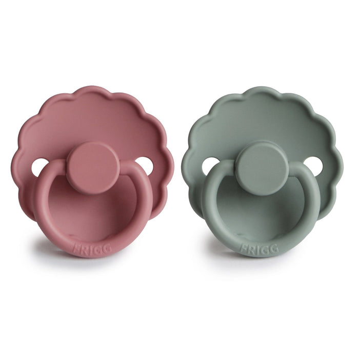 Mushie FRIGG Daisy Silicone Pacifier 2-Pack