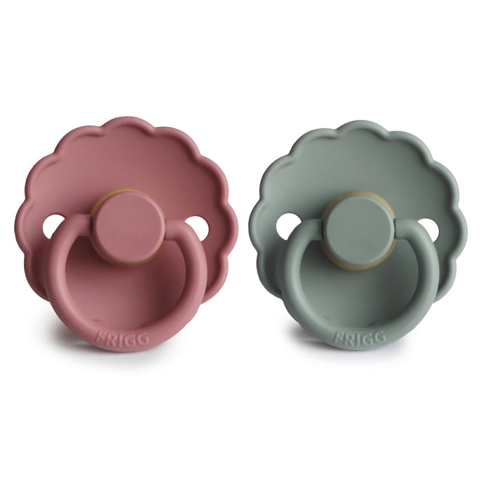 Mushie FRIGG Daisy Natural Rubber Pacifier 2-Pack