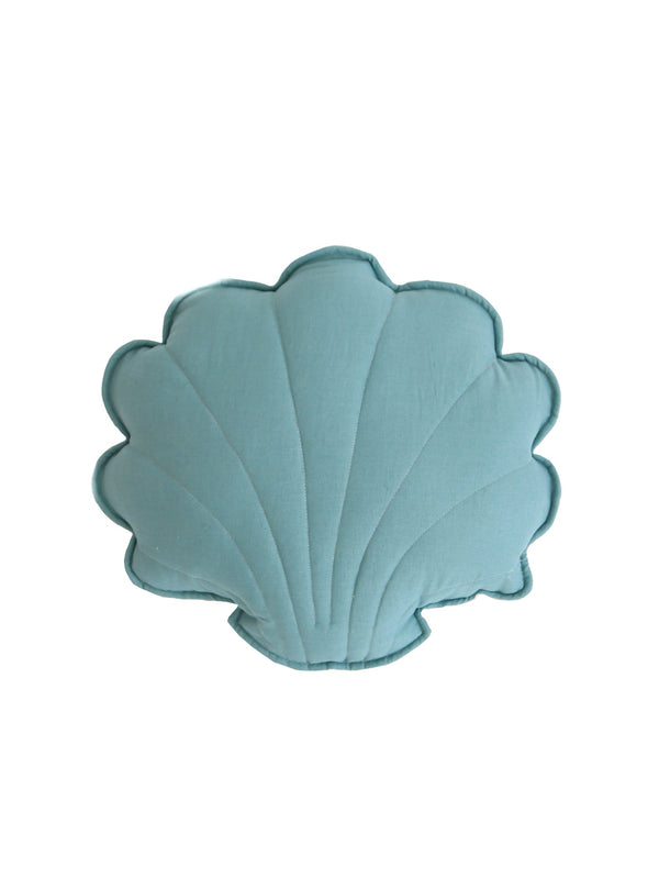 Moi Mili Linen “Eye of the Sea” Shell Pillow