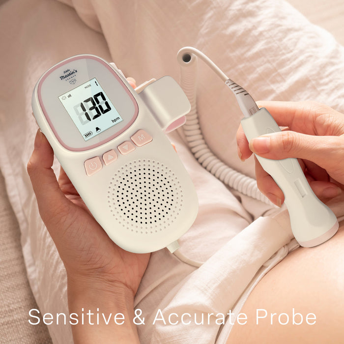 Little Martin's Portable Fetal Doppler - Hear Your Baby's Heartbeat Anytime - Rechargeable Batteries by USB - Coming Soon