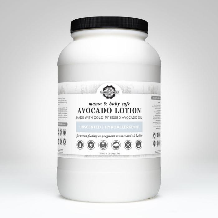 Rustic Strength Avocado Lotion | Mama + Baby Safe