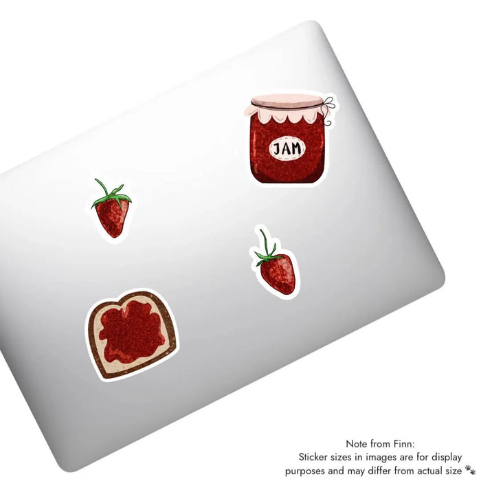 Stick With Finn Jam Session Strawberry Sticker