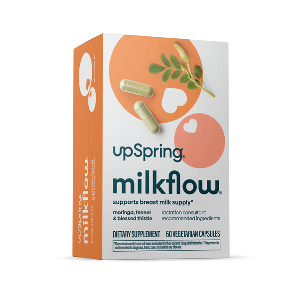 Upspring Milkflow Capsules, Fenugreek-Free, 60 CT