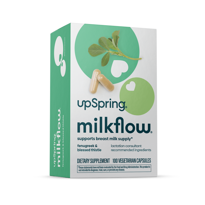 Upspring  Milkflow Capsules, Fenugreek, 100 CT