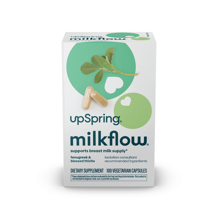 Upspring  Milkflow Capsules, Fenugreek, 100 CT