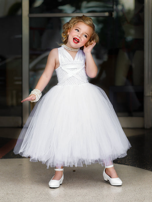 Mia Belle Girls Marilyn Monroe Inspired Tutu Costume Dress