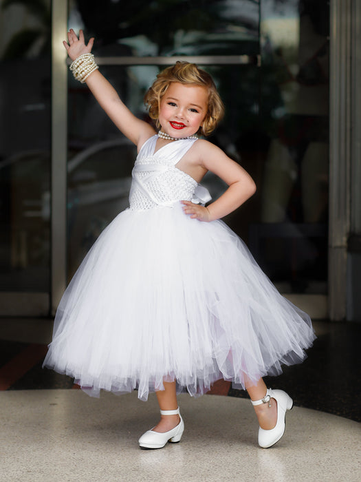 Mia Belle Girls Marilyn Monroe Inspired Tutu Costume Dress