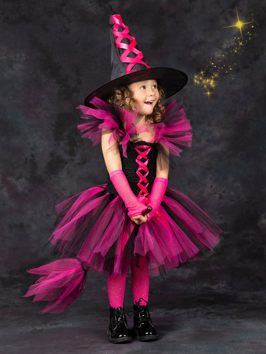 Mia Belle Girls Deluxe Witch Trio Tutu Costume Dress