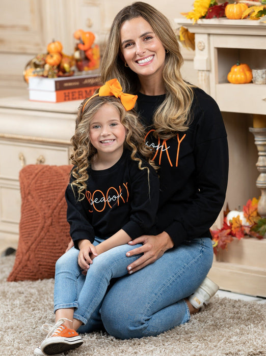 Mia Belle Girls Mommy and Me Spooky Season Top