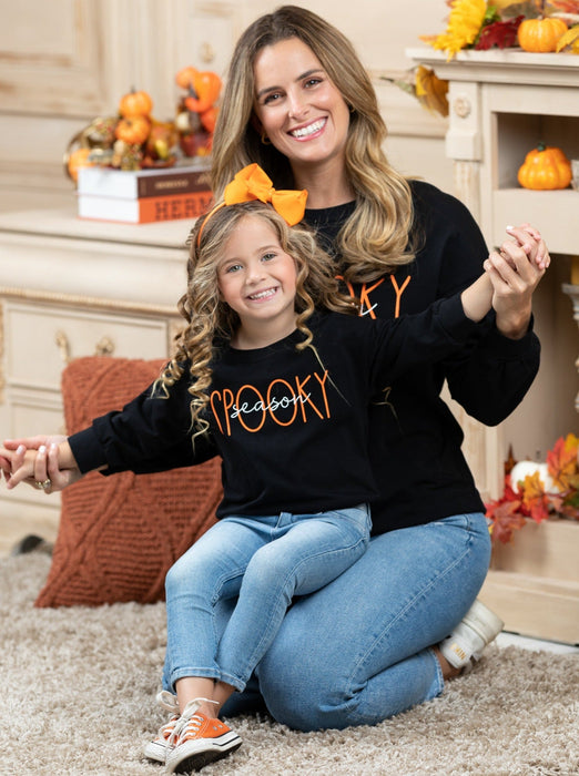 Mia Belle Girls Mommy and Me Spooky Season Top