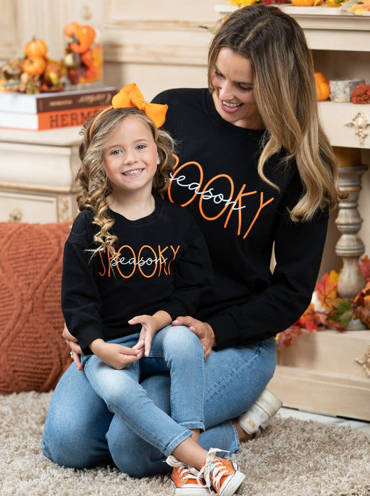 Mia Belle Girls Mommy and Me Spooky Season Top