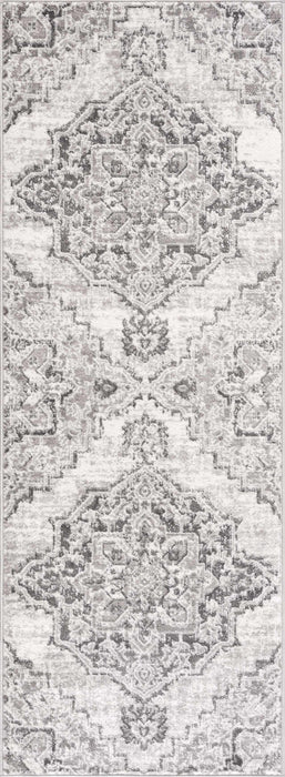 Hauteloom Elani Gray Medallion Rug