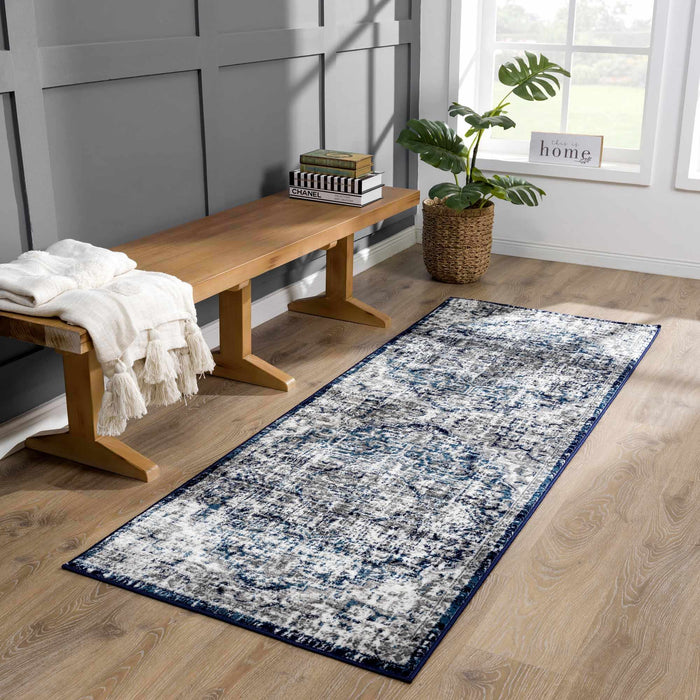 Hauteloom Buenaventura Navy Area Rug