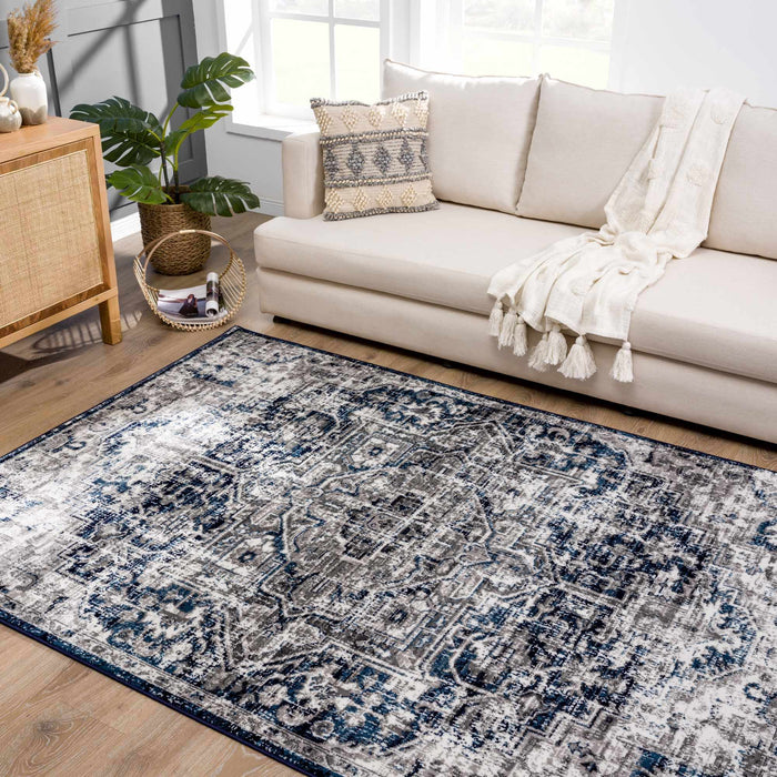 Hauteloom Buenaventura Navy Area Rug