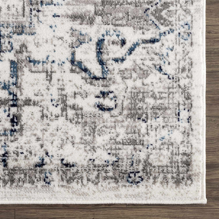 Hauteloom Buenaventura Cream & Navy Area Rug