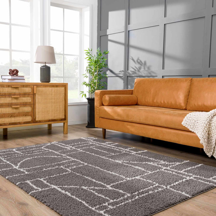 Hauteloom Andia Charcoal Area Rug