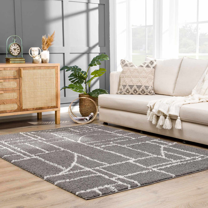 Hauteloom Andia Charcoal Area Rug