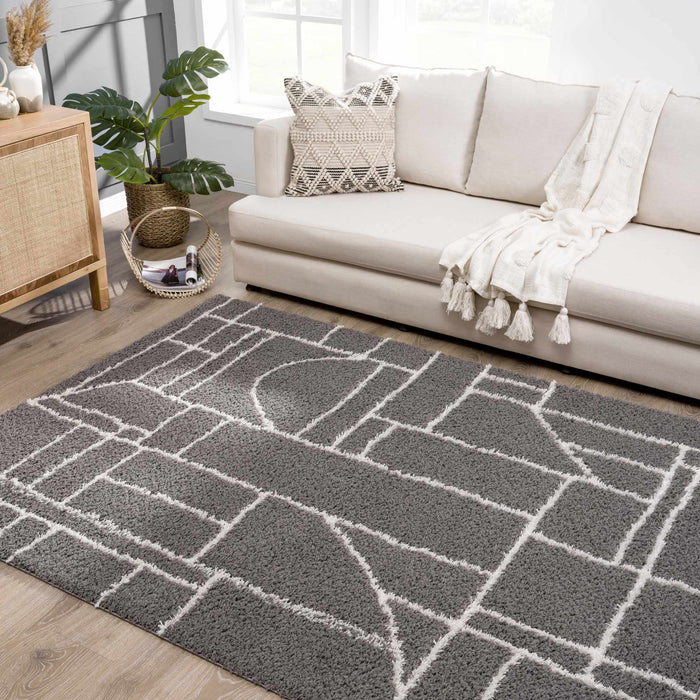 Hauteloom Andia Charcoal Area Rug