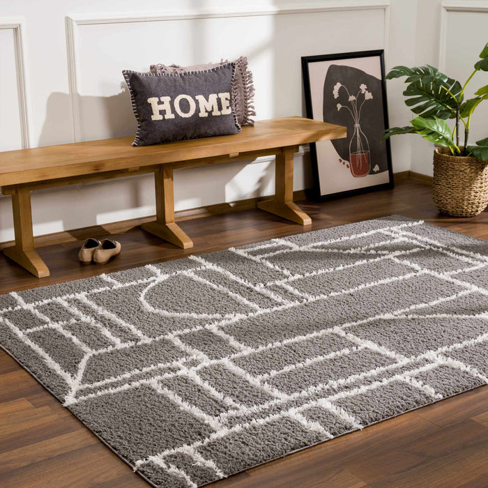 Hauteloom Andia Charcoal Area Rug