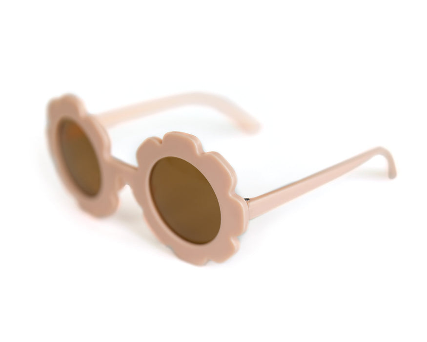 Reverie Threads Matte Flower Sunnies in Peachy Pink