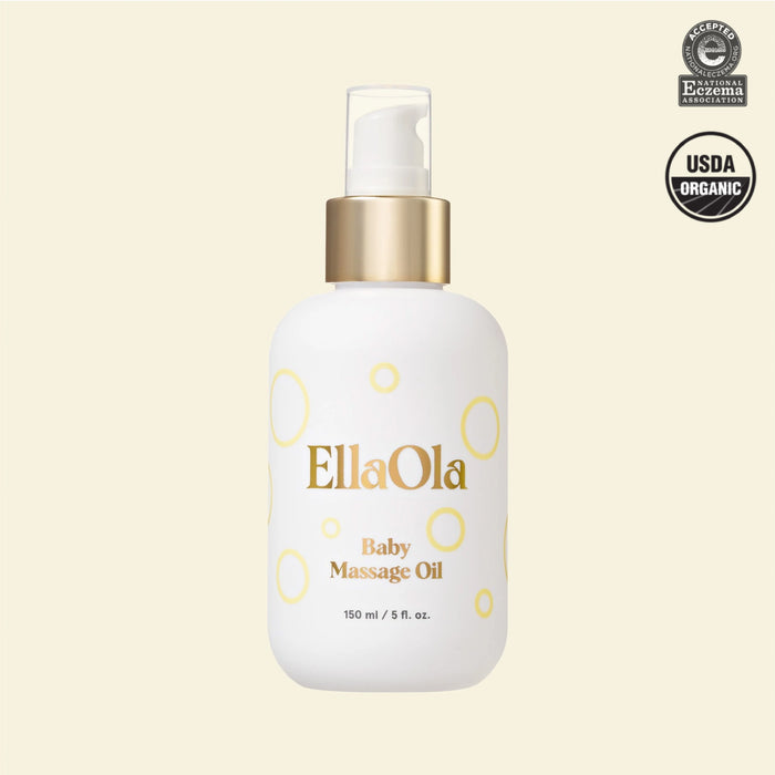 EllaOla 100% Organic Baby Massage Oil