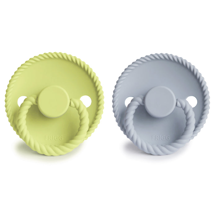 Mushie FRIGG Rope Silicone Pacifier 2-Pack