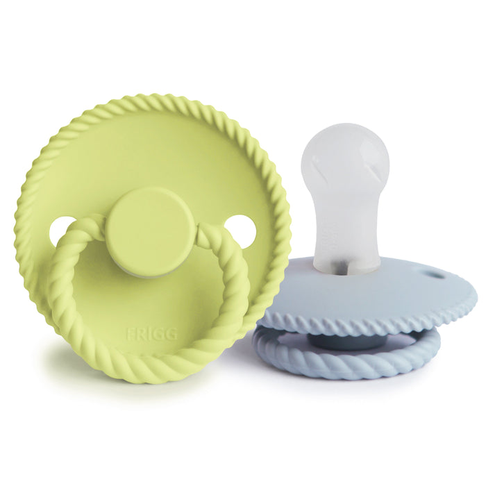 Mushie FRIGG Rope Silicone Pacifier 2-Pack