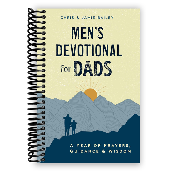 Lay it Flat Men's Devotional for Dads (Spiral Bound)