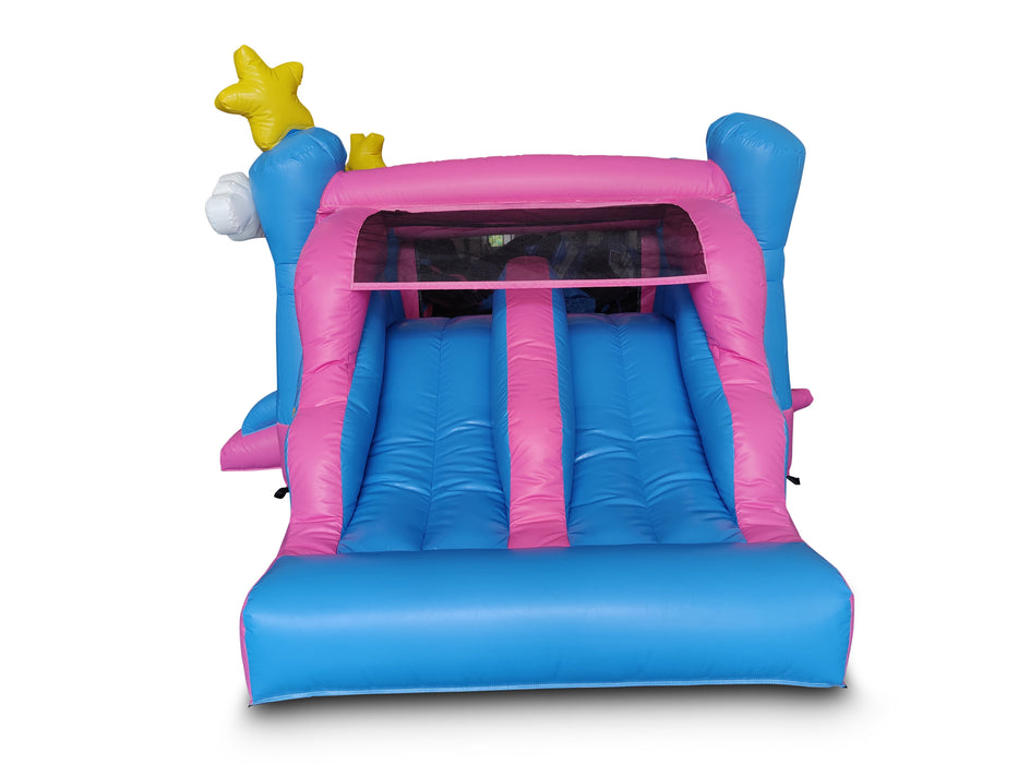 HullaBalloo Mini Enchanted Bounce House Slide