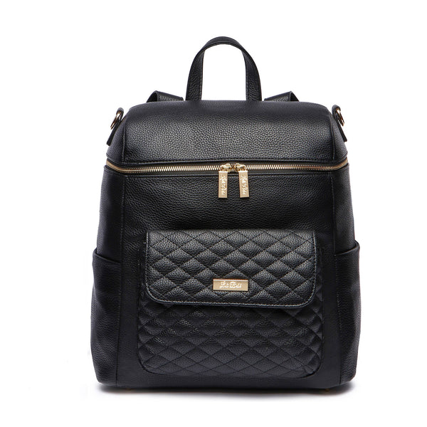 Luli Bebé Monaco Diaper Bag | Ebony Black