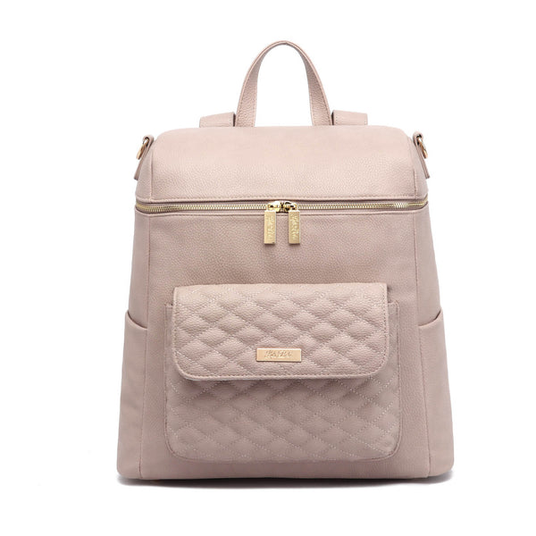 Luli Bebé Monaco Diaper Bag | Nude Rose