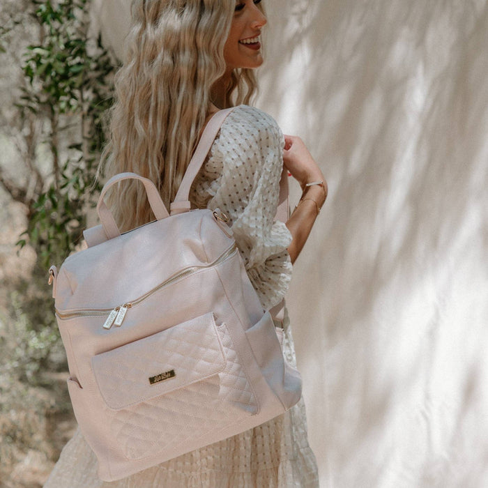 Luli Bebé Monaco Diaper Bag | Pastel Pink
