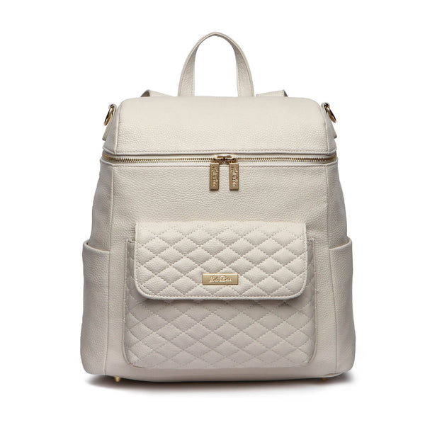 Luli Bebé Monaco Diaper Bag | Pearl White