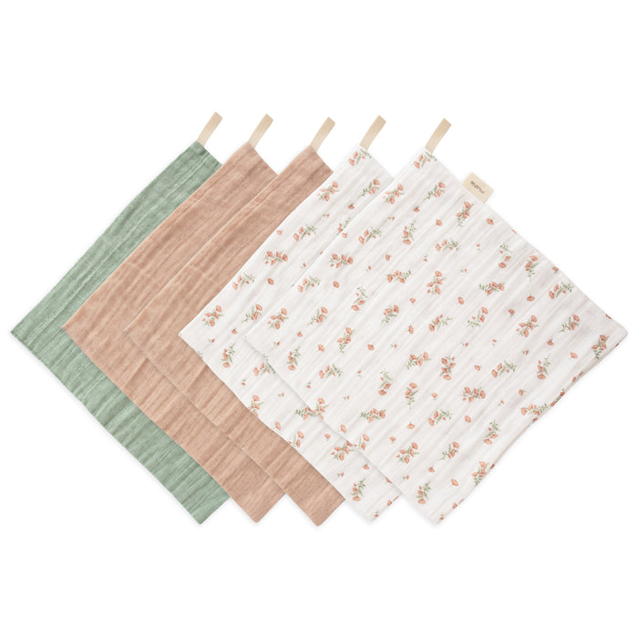 Mushie Muslin Cotton Washcloth 5-Pack