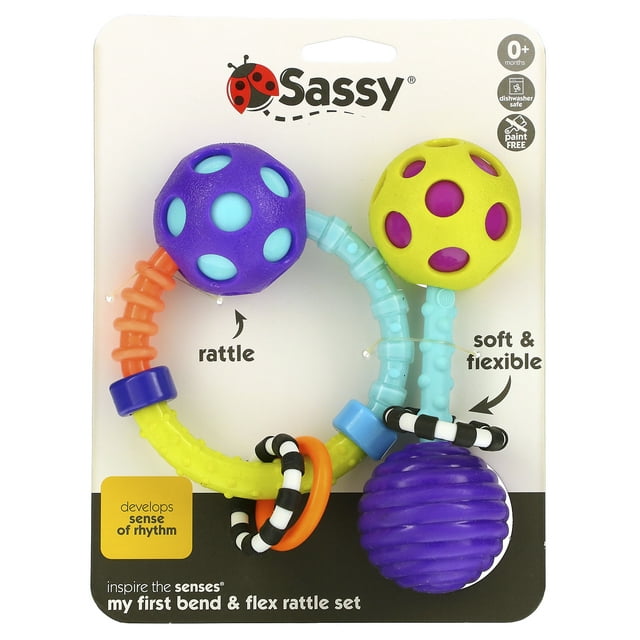 Sassy Bend & Flex Rattle Set