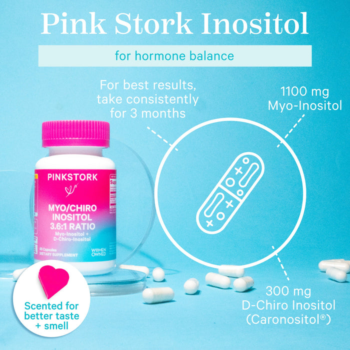 Pink Stork Myo/Chiro Inositol 3.6:1 Blend