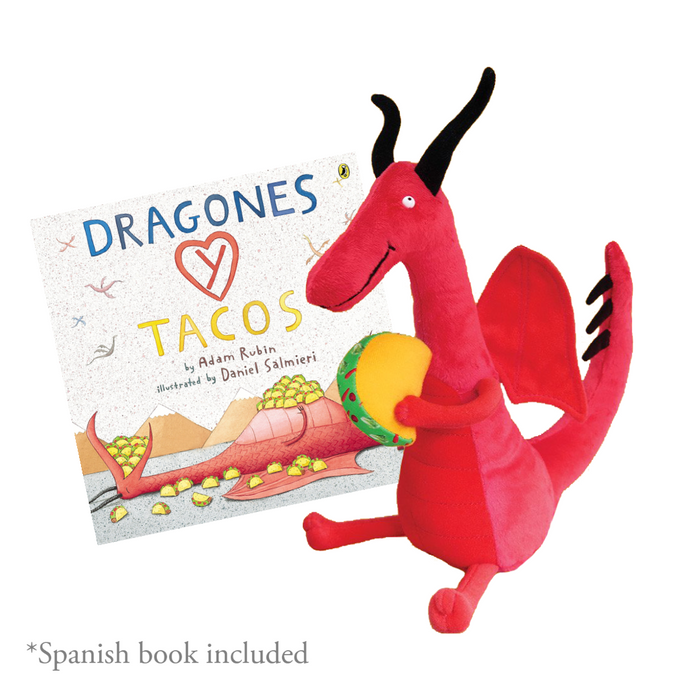 MerryMakers Dragons Love Tacos Plush Toy & Book