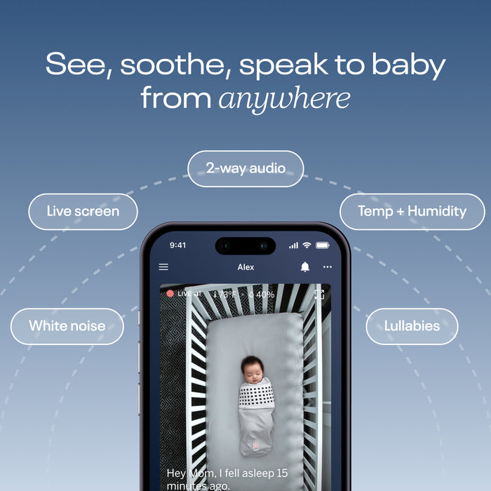 Nanit Pro Smart Baby Monitor & Wall Mount