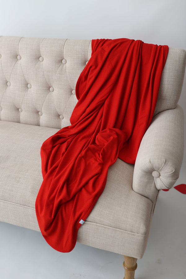 Dream Big Little Co RED RIB DREAM BLANKET