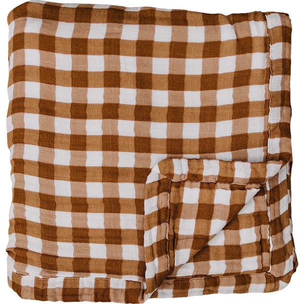 Mebie Baby Gingham Muslin Quilt