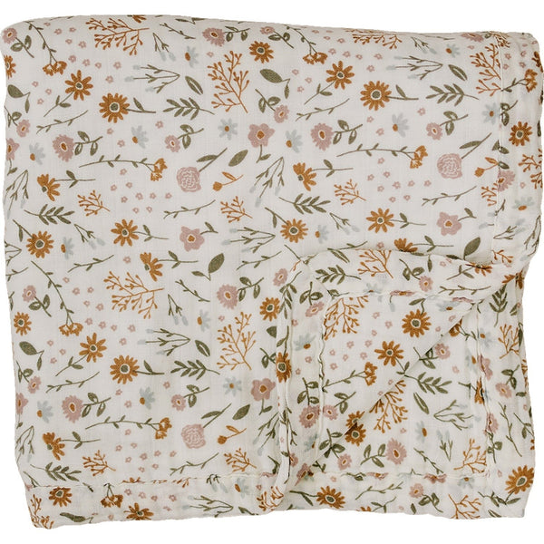 Mebie Baby Meadow Floral Muslin Quilt