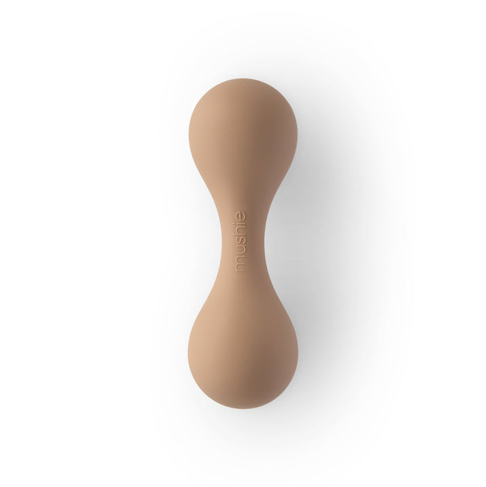 Mushie Silicone Baby Rattle Toy