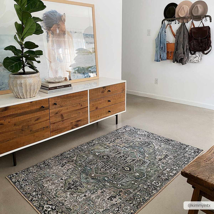 Hauteloom Neyland Sage Green Area Rug