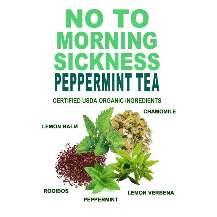 Secrets Of Tea Pregnancy Tea Peppermint Morning Sickness Relief: 40 Servings