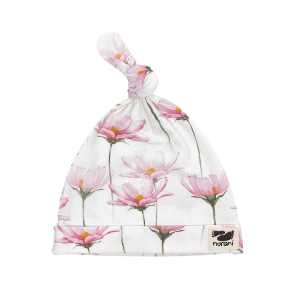 Norani Baby Organic Baby Beanie - Pink Petals